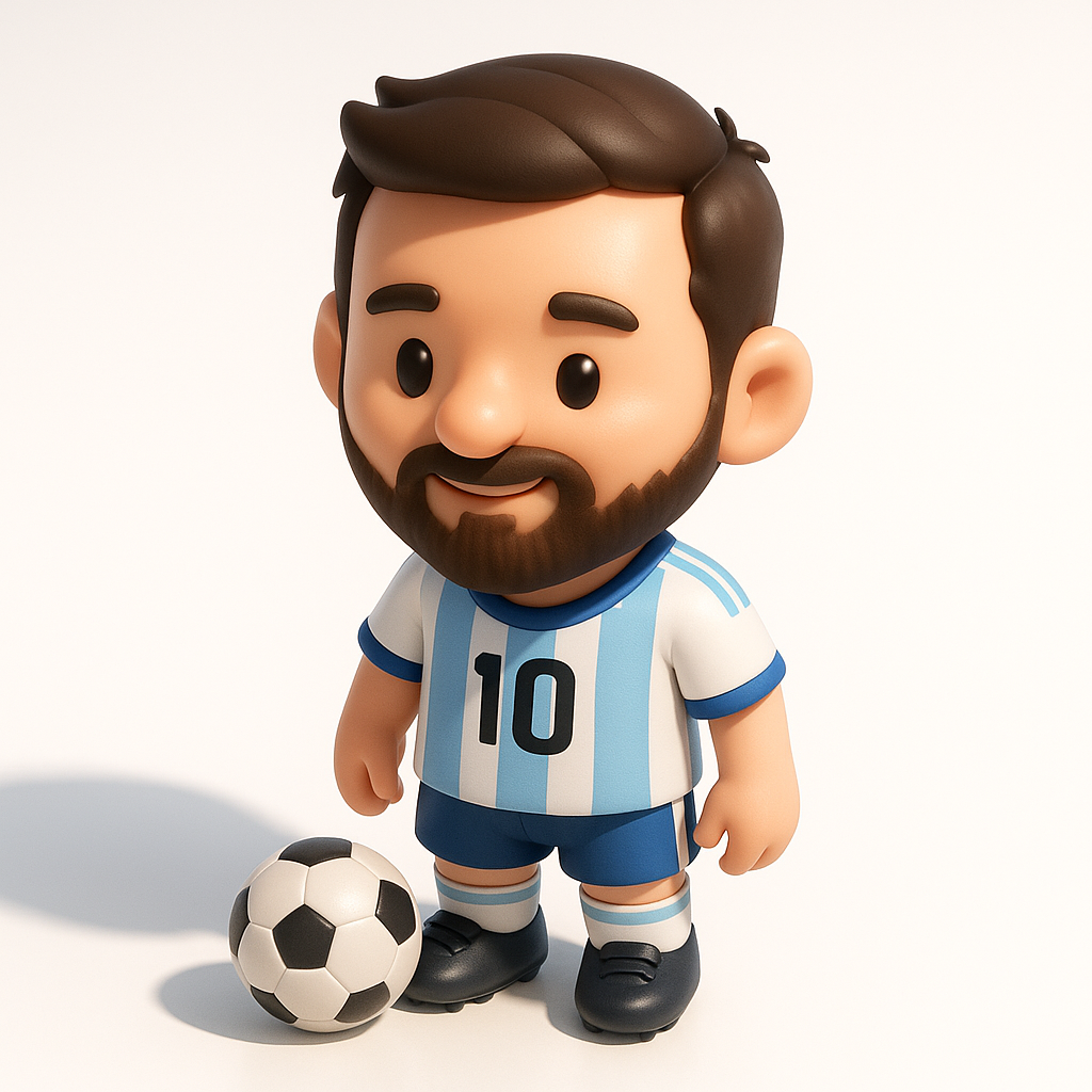 3D Messi Design 