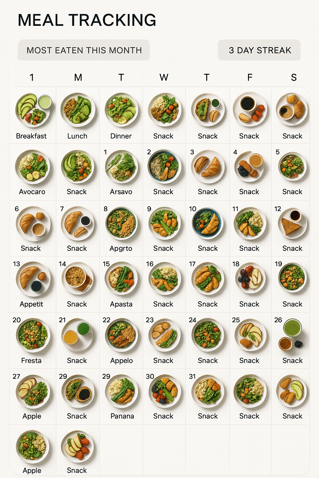 Digital Meal Tracker