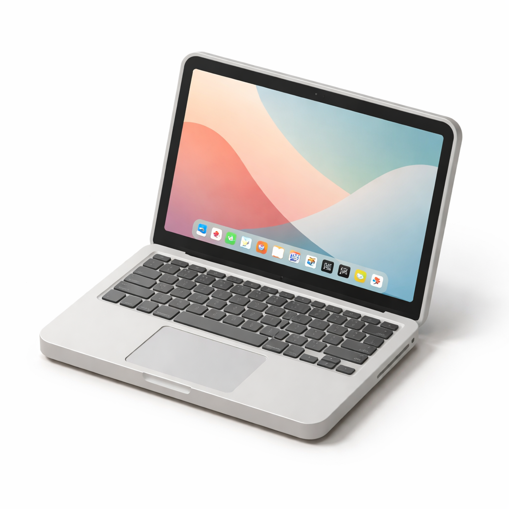 3D Isometric Macbook Icon