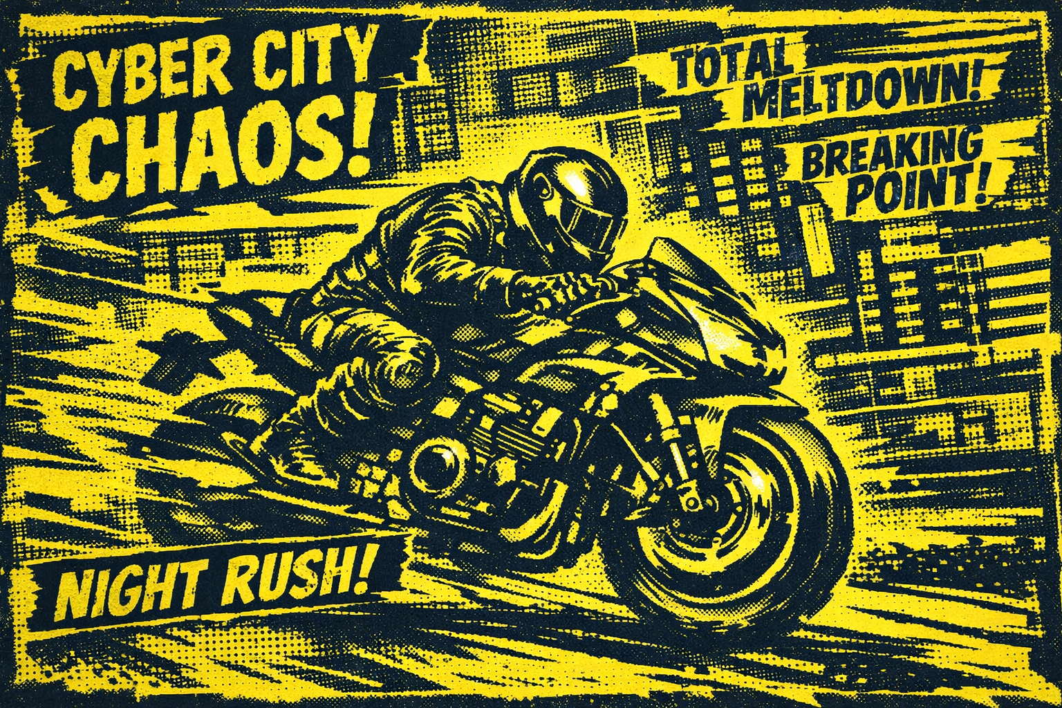 Cyberpunk Biker Design