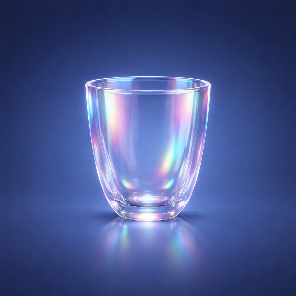 3D Render of a cup