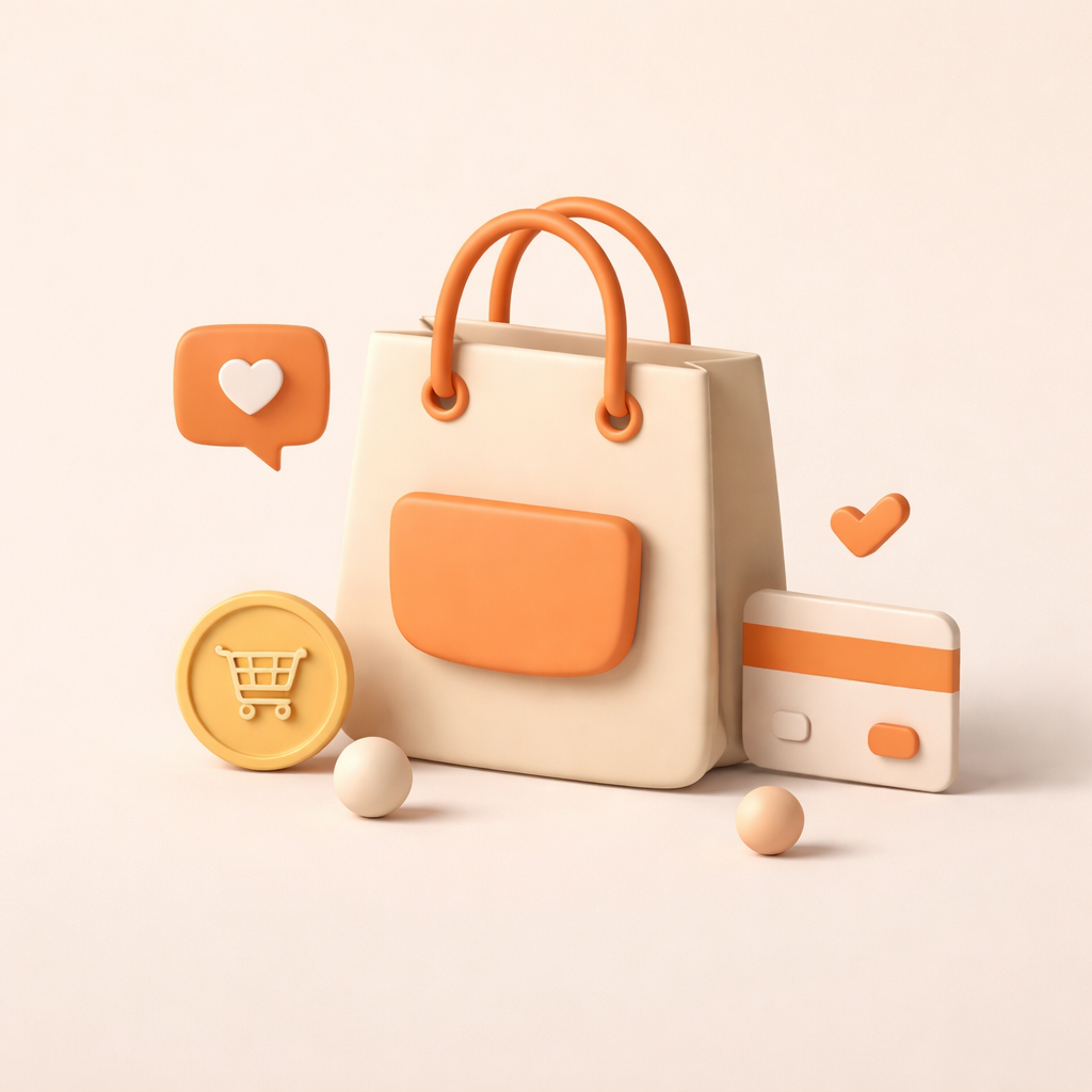 Minimalistic 3d Illustration