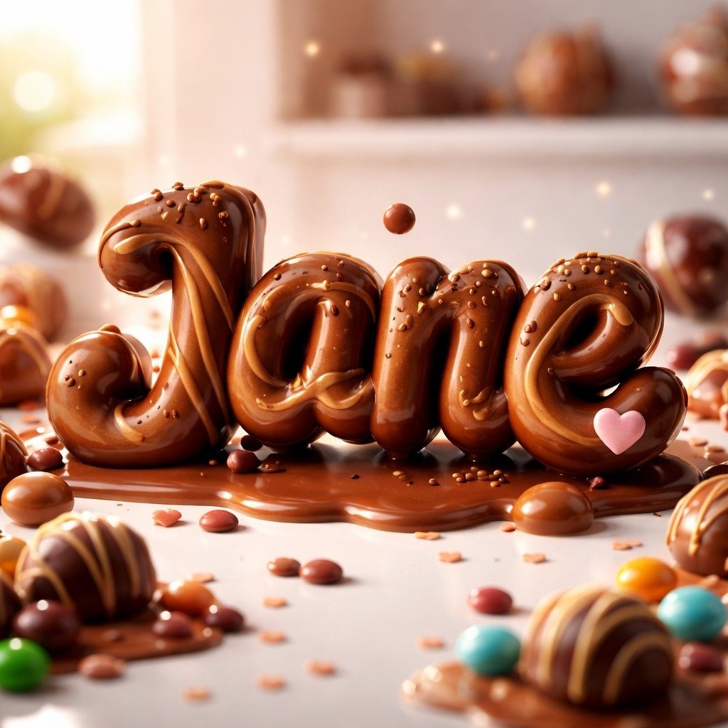 3D Candy Word