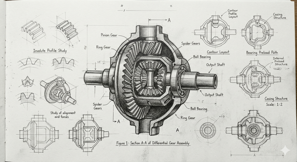 Academic Graphite Sketch