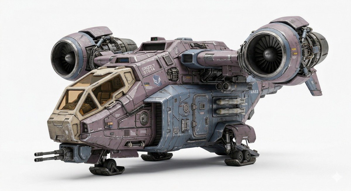 3D Concept Dropship